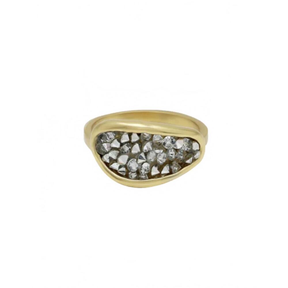 NEW WAXING POETIC kristal dream traveler ring size 7 in gold